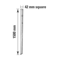 Mounting Stake for LPG Meter Box Assembly