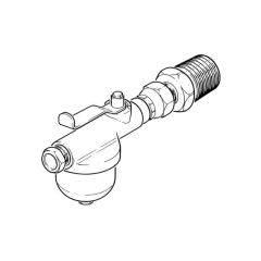 Oil Filter & Isolating Valve - 1" BSP TM x 10mm Comp.