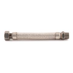 Flexible Connector Braided 300mm 1/2"F Swivel x 1/2" TM