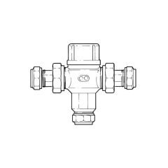 Pegler Thermostatic Mixing Valve TMV 2/3 - 15mm