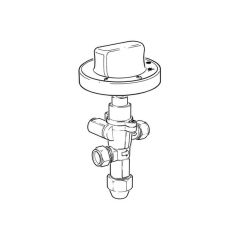 PEL21S Safety Gas Control Cock with Black Knob 10mm