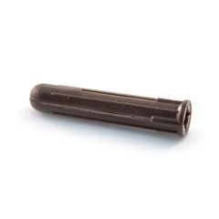 Brown Plastic Wall Plug Drill Size 7mm