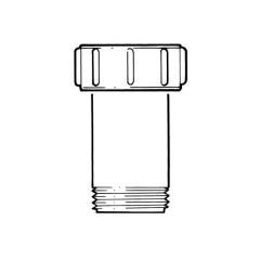 Waste to Trap Connector - 1.1/2"/40mm to 1.1/4"/32mm