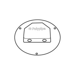 Radiator Terminal Plate - 10mm White