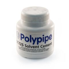 Polypipe Solvent Cement with Brush 125ml