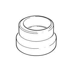 Drain Connector 68mm Socket x 82mm Spigot or Socket