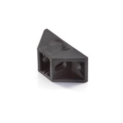 Half Round Gutter Pipe Clip Backplate - Black