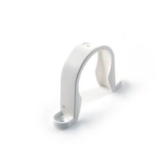 Pipe Clip - 40mm White