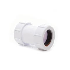 Universal Straight Connector - 32mm White