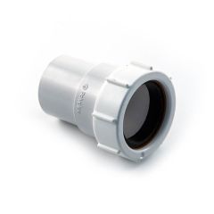 Universal To Solvent Socket - 32mm White (ABS)