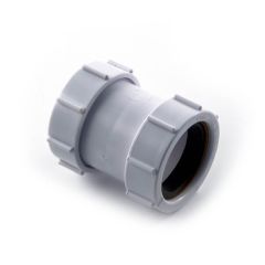 Universal Straight Connector - 40mm White