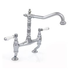 Portia Quarter Turn Lever Handle Sink Mixer Tap