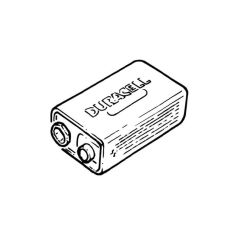 Duracell PP3 9V Alkaline Battery - Pack of 1