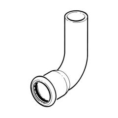 Press-fit Gas 90° Bend - 15mm
