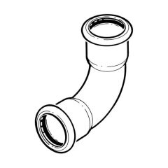 Press-fit Gas Elbow - 15mm