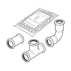 Press-fit Gas Fittings Pack - 70 Piece