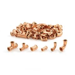 Press-fit Gas Fittings Pack - 70 Piece