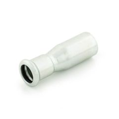 Press-fit Water Fitting Reducer Galvanised Carbon Steel - 28 x 22mm