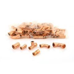 Press-fit Water Fittings Pack - 100 Piece