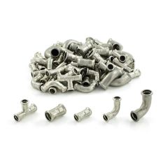 Press-fit Water Fittings Pack 304 Stainless Steel - 70 Piece