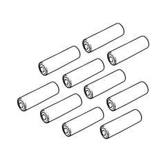 Procell Intense AA Alkaline Batteries - Pack of 10