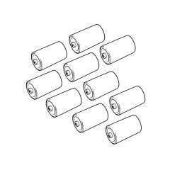 Procell Intense D Alkaline Batteries - Pack of 10