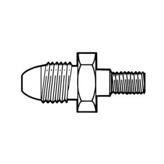 Propane Connector - POL x 1/4" M