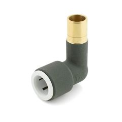 Radiator Valve Stem Elbow - 15mm Push-Fit