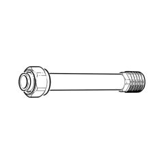 Radiator Valve Tail Extension - 15mm x 100mm