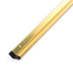 Rain/Weather Deflector With End Caps - Anodised Gold