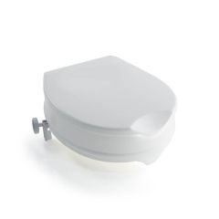 Raised Toilet Seat - 100mm (4") Seat with Lid