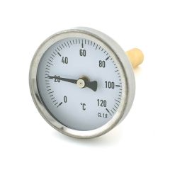 Rear Entry Temperature Gauge - 63mm
