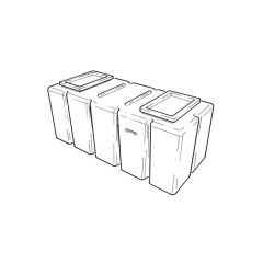 Rectangular Cold Water Storage Tank 190L - 42 Galls