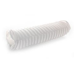 Domus System 100 Rectangular Flexible Hose 500mm White