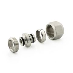 RIIFO Plumbing Manifold Outlet Adaptor - 16mm x 1/2" MTA Compression