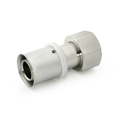 RIIFO Press-fit Straight Adaptor - 20mm x 3/4" BSP Swivel