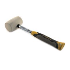 Roughneck 16 Oz Rubber Head Mallet - White