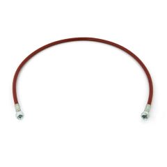 Ruby-Red Flexible Oil Hose - 1/4 " BSP F Swivel