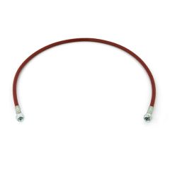 Ruby-Red Flexible Oil Hose - 1/4 " BSP F Swivel