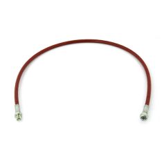 Ruby-Red Flexible Oil Hose - 1/4" BSP M x BSP F Swivel