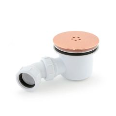 Shower Waste Trap - 1.1/2"/40mm, Rose Gold