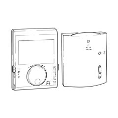 Siemens RDJ100RF/SET Digital Room Thermostat/Receiver