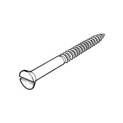 Slotted Countersunk Head Screws 1.1/2" x 10 - 200 Pcs