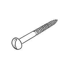 Slotted Roundhead Screw - 1.1/2" x 10 - 200 Pcs