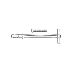 Snaptoggle® BM6 & M6 x 50 mm Screw - Pack Of 100