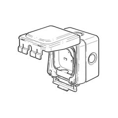 IP66 Rated Socket - 13A , 1 Gang