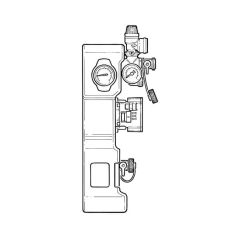 Caleffi Solar System Circulating Unit - Single Line