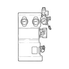 Caleffi Solar System Circulating Unit - Twin Line