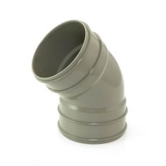 Solvent Weld Double Socket Bend - 135° x 110mm Olive Grey