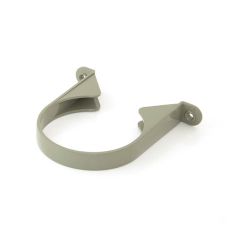 Solvent Weld Pipe Clip - 110mm Olive Grey